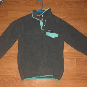 Blue and Gray Patagonia Fleece size XS